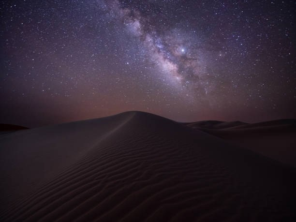 Cтоковое фото Красивые песчаные дюны в пустыне Сахара.