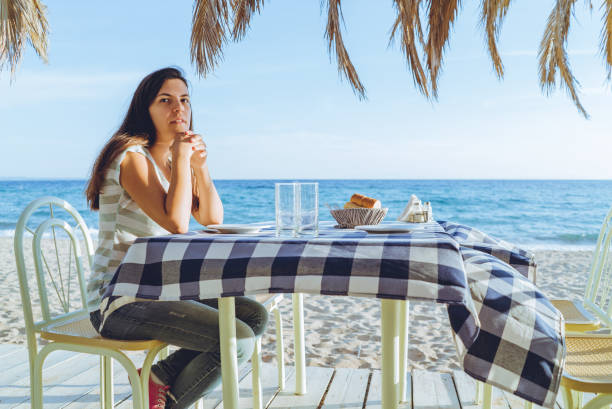 Dinner by the sea