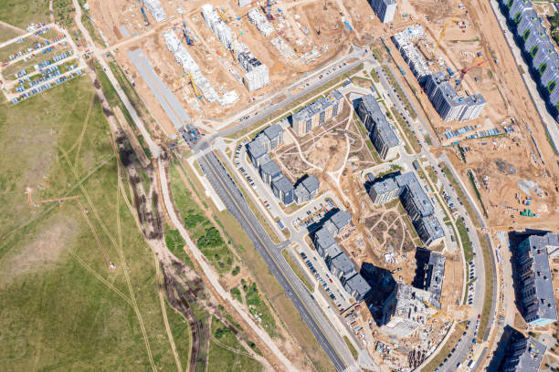 istock aerial top view of city construction site 1162272691