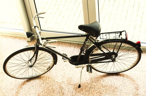istock High angle view of Black Vintage Bicycle 1162273609