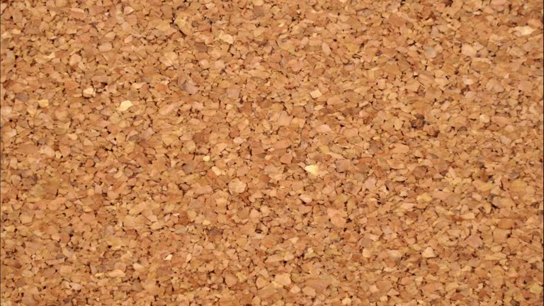 stop motion brown cork wood texture animation . 4k 3840 × 2160 video footage