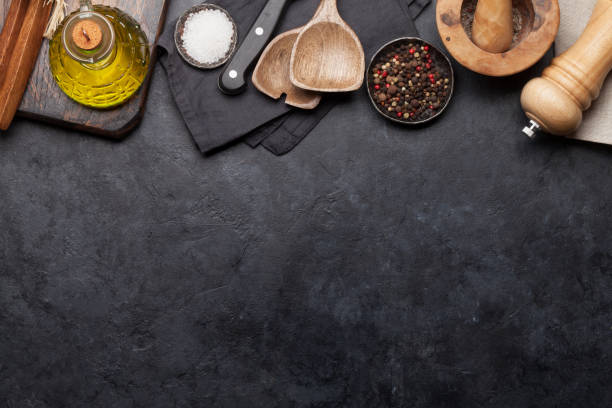 istock Cooking utensils and spices 1162277724