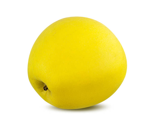 istock Yellow apple isolated on white background with clipping path 1162286625
