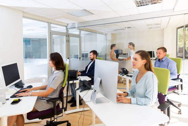 istock Business people working and communicating together 1162298165
