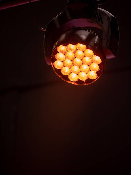 istock led stage light with orange color hue 1162304802