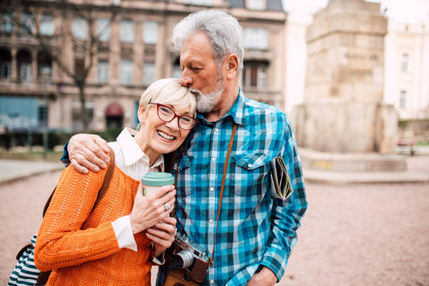 istock Senior couple embraced smiling 1162317800