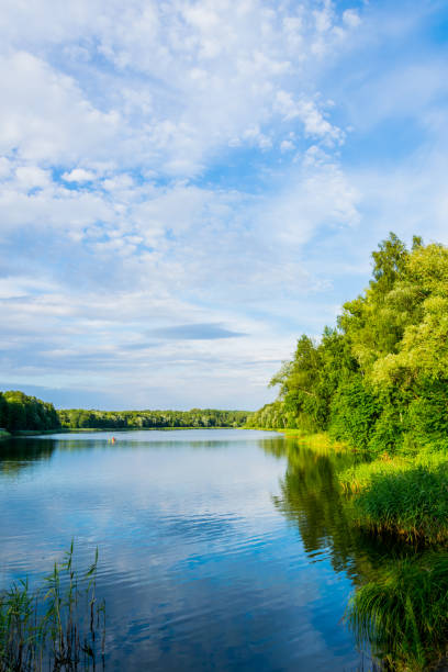 istock The beautiful  lake with a nice reflection on the water 1162320270