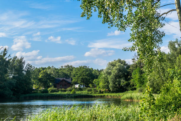 istock The beautiful  lake with a nice reflection on the water 1162320318