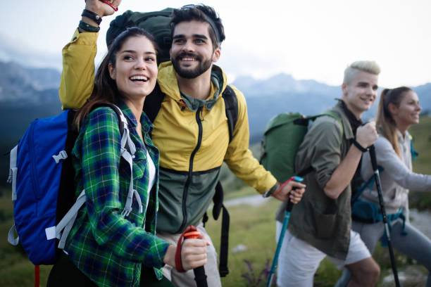 istock Trek Hiking Destination Experience Adventure Happy Lifestyle Concept 1162332123