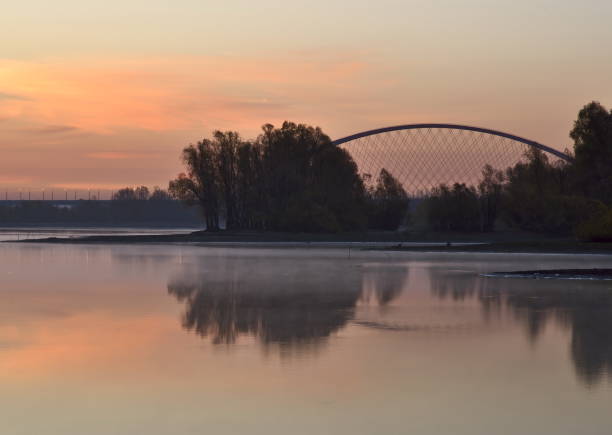 istock Bank of the Ob at dawn 1162335585