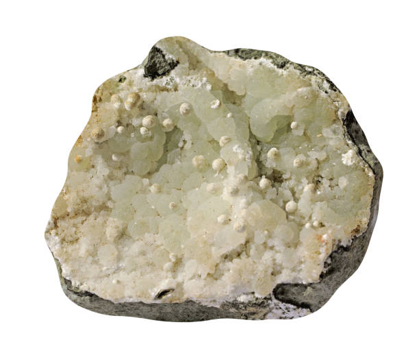istock Mineral calcite with a carbonate  isolated on a white background 1162350424