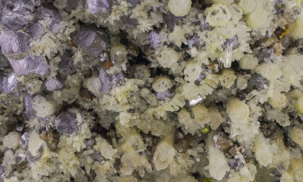istock Natural Quartz crystal with marmatite, nice background 1162350787