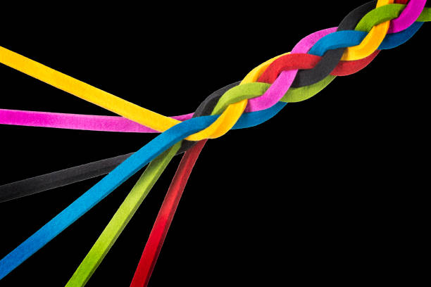 istock Concept of merging, mergers and acquisitions, network, teamwork, connection, networking 1162354592
