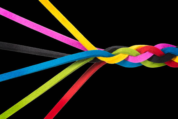 istock Concept of merging, mergers and acquisitions, network, teamwork, connection, networking 1162354593