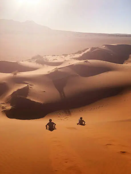 Red Sand dune fun NamibRand Namibia Africa