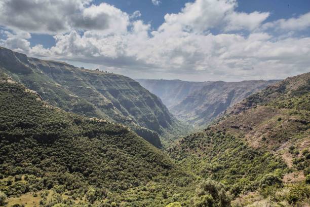 Mountainous Ethiopian landscape.