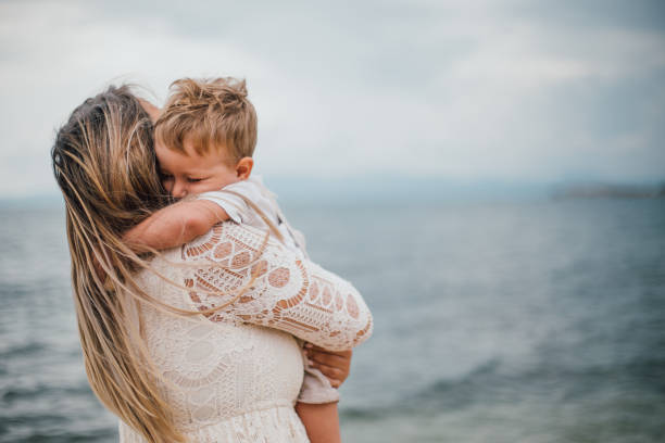 istock Single mother goes on holiday with her son 1162361842