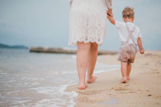 istock Single mother goes on holiday with her son 1162362072