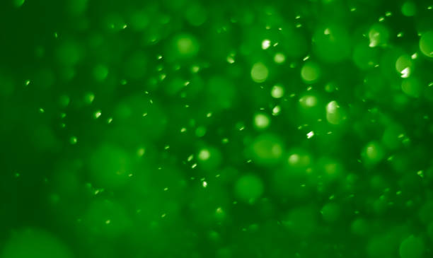 istock bokeh Green UFO abstract background - pictures 1162365319