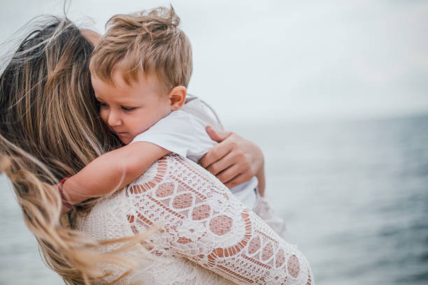 istock Single mother goes on holiday with her son 1162366306