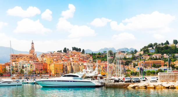 istock Menton embankment, France 1162370032