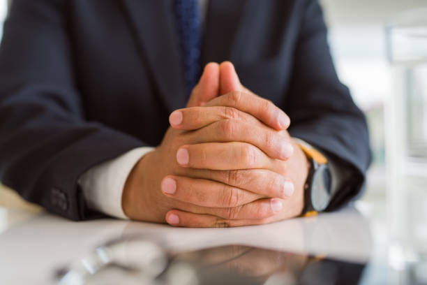 istock Close up of man hands 1162381165