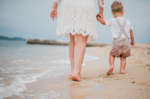 istock Single mother goes on holiday with her son 1162381460
