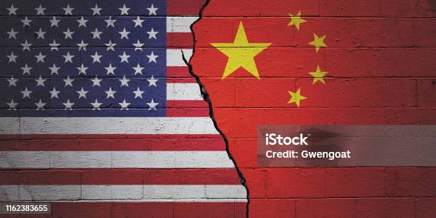 Usa Vs China Stock Photo - Download Image Now - China - East Asia, USA, American Culture