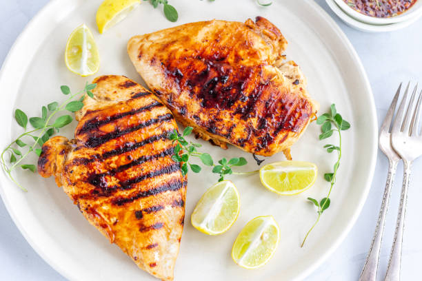 istock Healthy Grilled Chicken Breast with Fresh Herb 1162391612