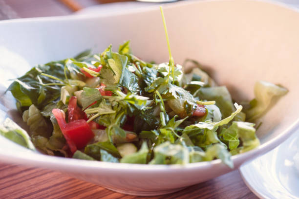 istock Turkish Gavurdagi Salad with walnut. (coban or choban salatasi) 1162394343