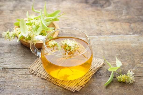 istock Cup of fresh herbal tea with linden blossom 1162404047