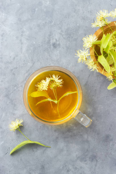 istock Cup of fresh herbal tea with linden blossom 1162404078