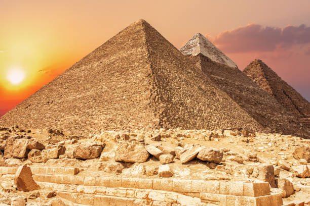 istock Three most famous pyramids of Giza, Egypt 1162405302