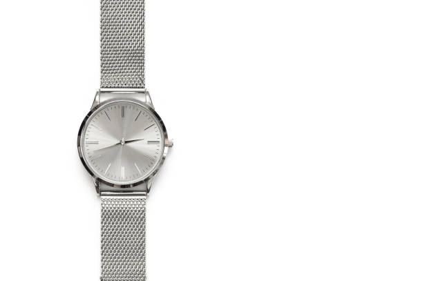 istock Classic steel wrist watch 1162405506