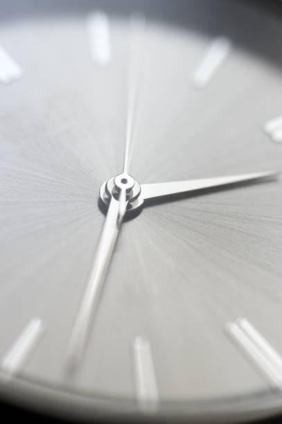 istock Classic steel wrist watch closeup 1162405518