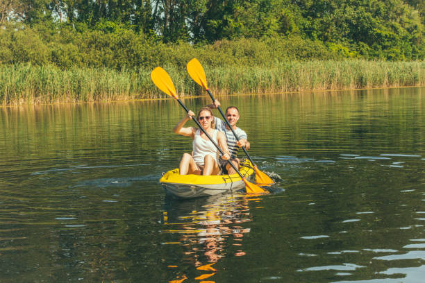 istock Couple journey kayaking 1162406734