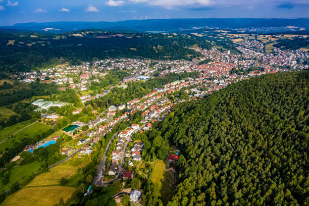 istock Bad Orb in Hesse from the air 1162406929