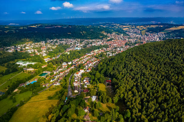 istock Bad Orb in Hesse from the air 1162407016
