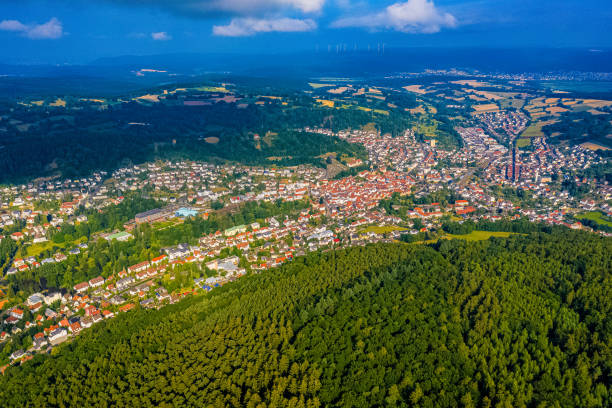 istock Bad Orb in Hesse from the air 1162407210