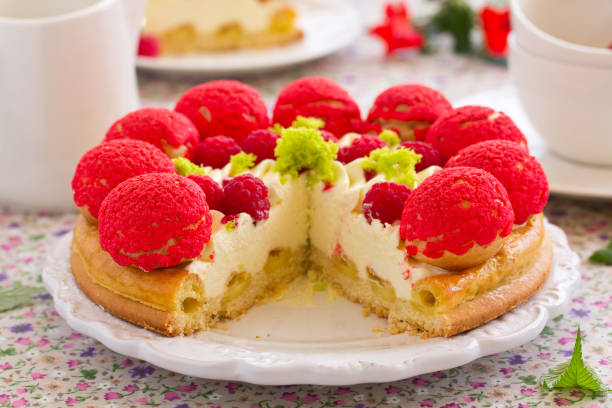 Saint Honore Raspberry 150+ Saint Honore Stock Photos, Pictures & Royalty-Free Images - iStock