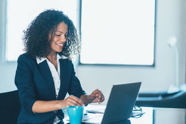 istock Businesswoman working in the office 1162409785