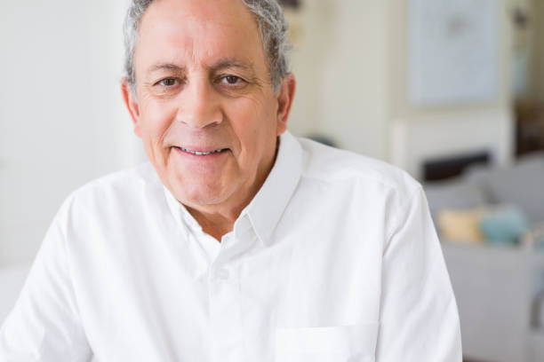 istock Handsome senior man smiling confident 1162413289