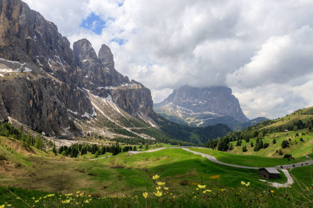 istock a mountain road in the dolomites 1162417486