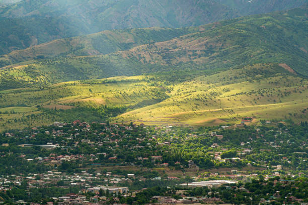 istock Beautiful village in mountains 1162418469