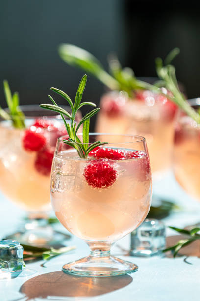 istock Pink drink with ice. Summer cold Welcome cocktail 1162419807