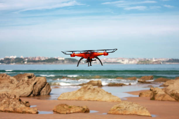 istock Drone above the beach in sunny day 1162419822