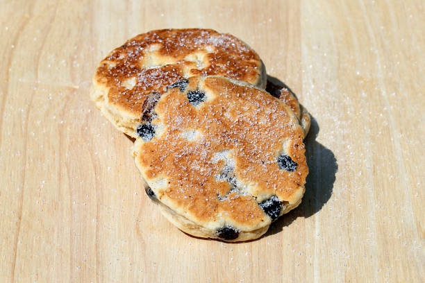 istock Welsh cakes on a kitchen table top with sugar sprinkles 1162427590