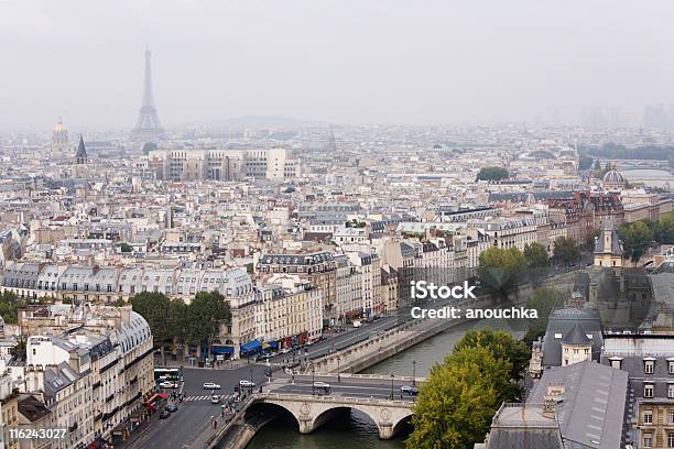 Paris Panoramawidok Z Góry - zdjęcia stockowe i więcej obrazów Architektura - Architektura, Cięcie w linii środkowej, Europa - Lokalizacja geograficzna