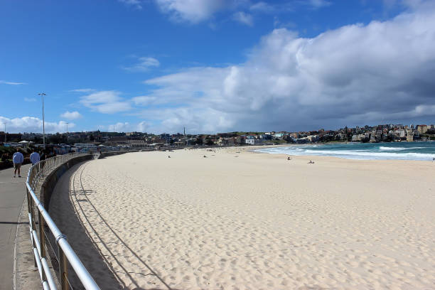istock Sydney most famous beach Bondi view from the cliff 1162431481