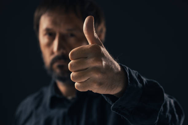 istock Thumbs up as endorsement gesture 1162432889